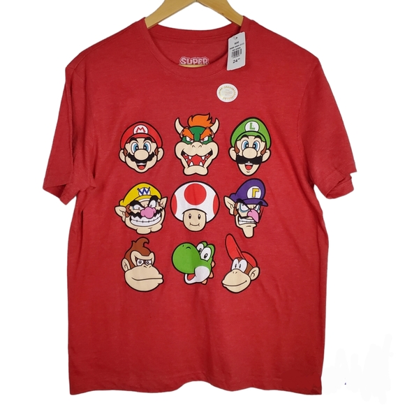 Nintendo Other - NEW Nintendo Super Mario Graphic Tee M